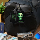 Recherche de extraterrestre bagages étiquettes Vert