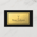 Recherche de bartender cartes visite Vin