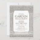 Recherche de toga invitations Fête romaine