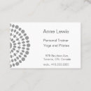 Recherche de professeur de pilates cartes visite Moniteur de yoga