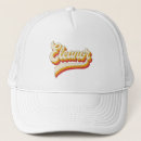 Recherche de années 70 casquettes Typographie