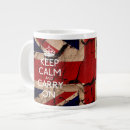 Recherche de gardez le calme et continuez tasses Britannique