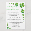 Recherche de trefle irlandais invitations Trèfles