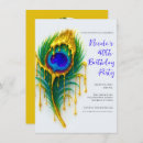 Recherche de peacock feather invitations Fête d'anniversaire
