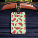 Recherche de pastèque bagages étiquettes Motif