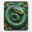 Suche nach grüne schlange mousepads Reptil
