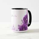 Recherche de bridesmaid floral tasses Violet