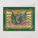 Recherche de drapeau irlandais vintage cartes postales Irlande