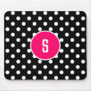 Recherche de pois rose et blanc tapis souris Points