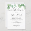 Recherche de nuptiale verte de douche invitations Aquarelle