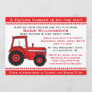 Recherche de tractor baby shower invitations Vert