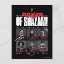 Suche nach dc comic helden postkarten Shazam wut der götter