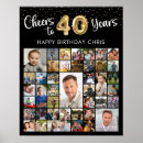 Suche nach 40 geburtstags poster Modern