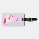 Recherche de licorne bagages étiquettes Vacances