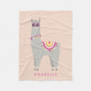 Suche nach lama decken Mädchen