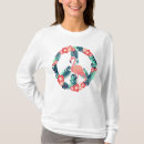 Recherche de signe paix tshirts Rose