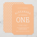 Recherche de point de polka orange Moderne