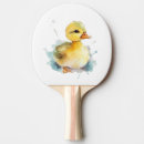 Recherche de canard raquettes ping pong Illustration