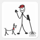 Recherche de détecteur de métaux autocollants Chasseur de trésor