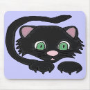 Suche nach lustige schwarze katze mousepads Schwarzes