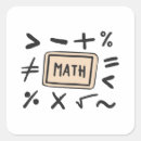 Recherche de symboles mathématiques autocollants Enseignant