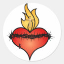 Recherche de sacré coeur jésus autocollants Fuzzy icon