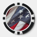 Recherche de drapeau américain jetons poker Étoiles et rayures