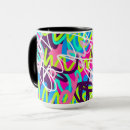 Recherche de dessin abstrait tasses Contemporain