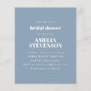 Recherche de dusty blue bridal shower Moderne