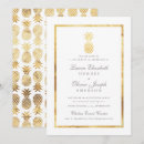 Recherche de plage hawaïen mariage invitations Ananas