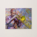 Recherche de trombones puzzles Jazz