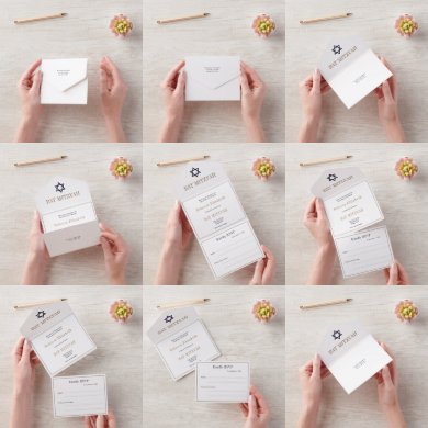 Recherche de blue bar bat mitzvah invitations Juif