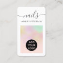 Recherche de affaires de manucure cartes visite Salon de beauté