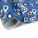 Recherche de bandanna papier cadeau Bleu
