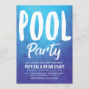 Recherche de bleu piscine invitations Été