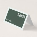 Recherche de chasseur de têtes cartes visite Recrutement