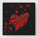 Recherche de coeur rouge horloges Je t'aime