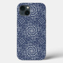Recherche de spirale bleue iphone coques Abstrait