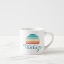 Recherche de coucher soleil tasses Rétro vintage