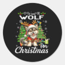 Suche nach niedlicher wolf aufkleber Weihnachten