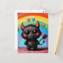 Recherche de petits diables cartes postales Mignon