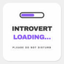 Recherche de timide autocollants Introverti