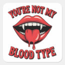 Recherche de dents vampire autocollants Halloween