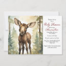 Recherche de moose baby shower invitations Mignon