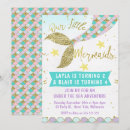 Recherche de queue sirène invitations D'anniversaire de sirène