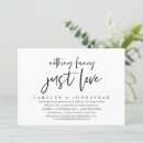Recherche de décontracté mariage invitations Noir et blanc