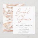Recherche de marbre s invitations Feuille d'or rose