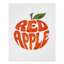 Recherche de pomme posters Typographie