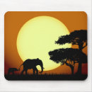 Suche nach elefanten mousepads Sonnenuntergang
