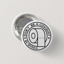 Suche nach toilettenpapier buttons Coronavirus